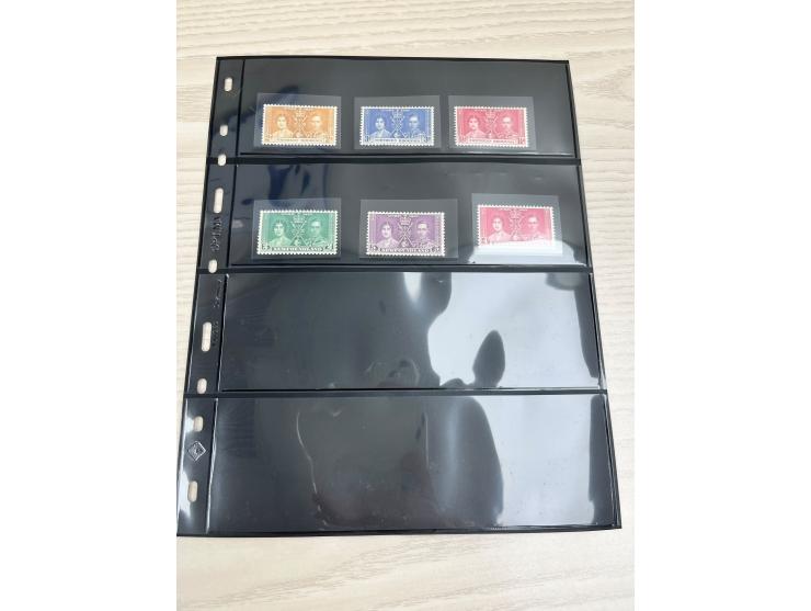 including KGVI Coronation issues, QEII Coronation commemoratives, QEII Royal Silver Wedding sets, and other related issues. T